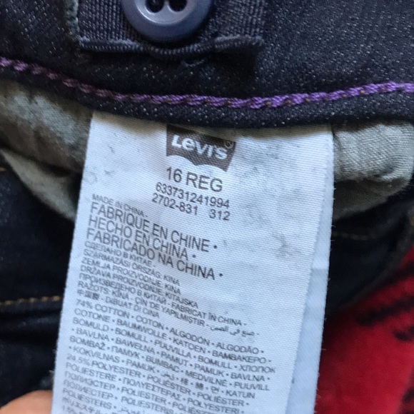 Levis girls 16 regular denim legging nwot - Picture 5 of 5